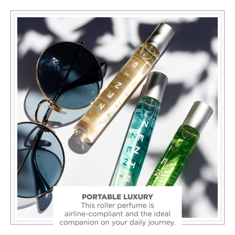 Zents Attar Fragrance Concentrate (Petal Fragrance) | Roll-On Perfume & Aromatherapy | Long-Lasting Scent for Travel | Natural Essential Oils | .33 oz - Image 3